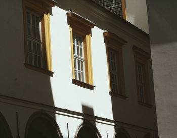 Low angle view of residential building