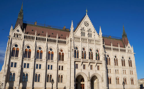 Low angle view of historical building