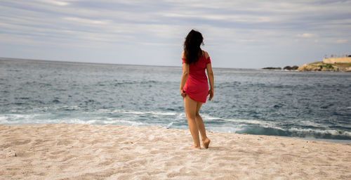 Woman on beach