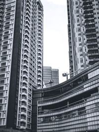 Low angle view of buildings against sky