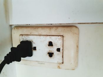 Close-up of electric lamp