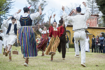 Group of people in traditional clothing