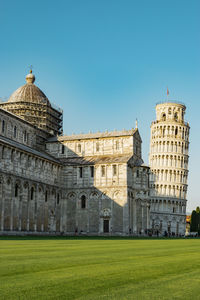 View of historical building against clear sky