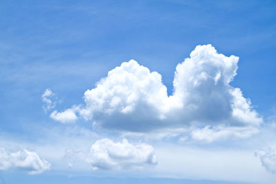 Low angle view of clouds in sky