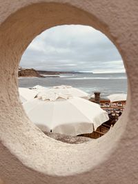 Scenic view of beach