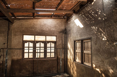 Interior of old building