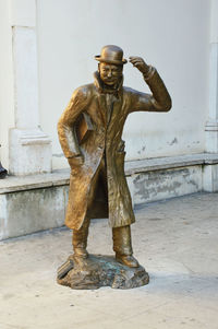 Statue of man