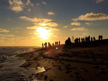 People at beach