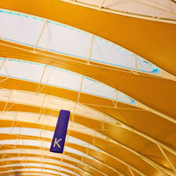 Low angle view of ceiling