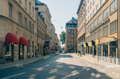 View of city street