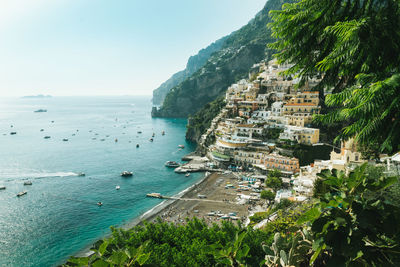 View of positano, amalfi coast, italy