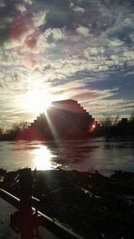 Scenic view of sunset