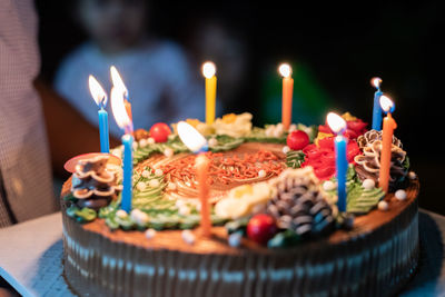 Close-up of cake