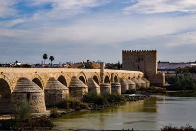 Ancient bridge in cordoba