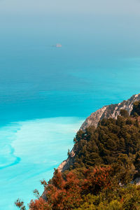 Scenic view of sea at lefkada, greece.