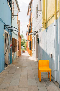 Alley amidst buildings