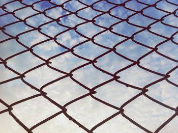 Full frame shot of chainlink fence