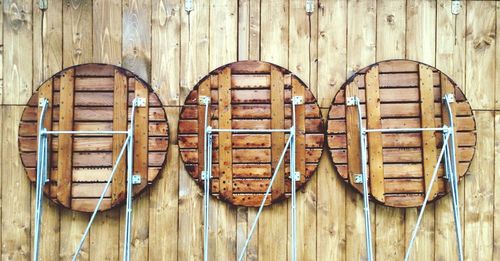 Close-up of wooden door