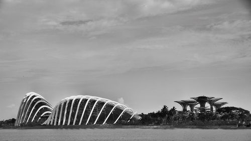 View of built structure against sky