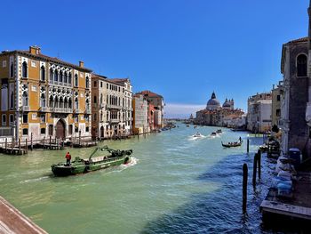 Boats in canal