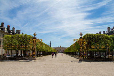 Nancy, france, april 18, 2022. the héré arch is a building located in the municipality.