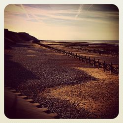 Road passing through landscape