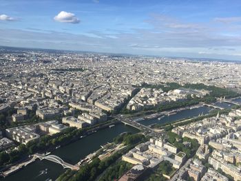 Aerial view of city