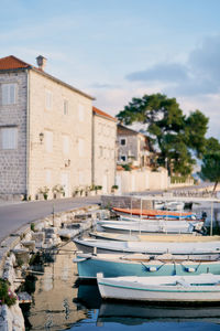 Boats in canal