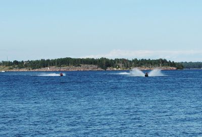 Scenic view of sea