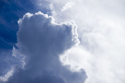 Low angle view of clouds in sky