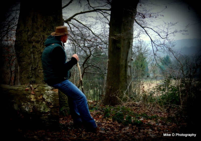 MAN IN FOREST