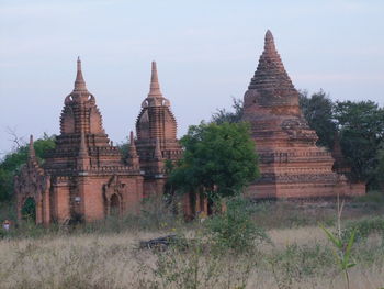 View of temple against sky