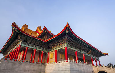 The national theater and concert hall in taipei, taiwan. magnificent chinese-style palace building