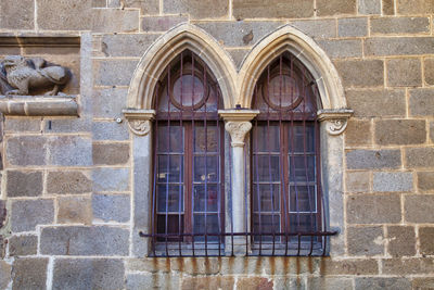 Low angle view of old building