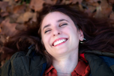 Portrait of a smiling young woman