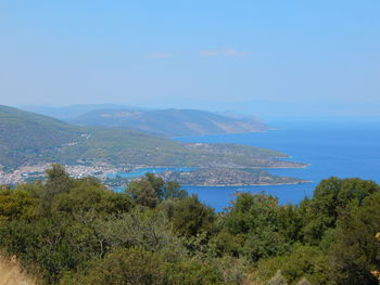 Scenic view of calm sea