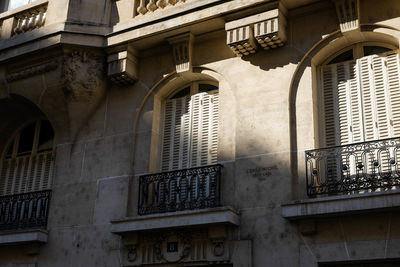 Low angle view of old building