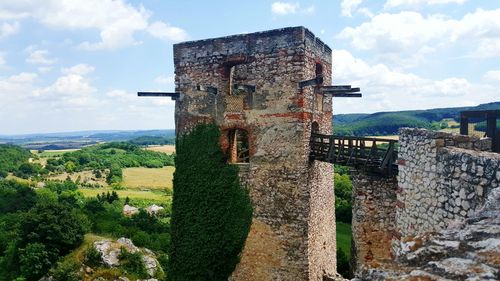 Historic ruins against sky