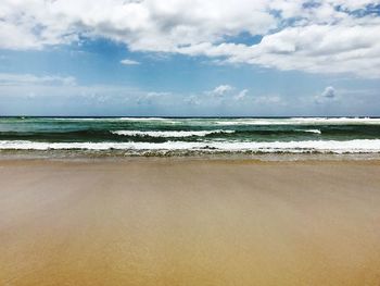 Scenic view of beach