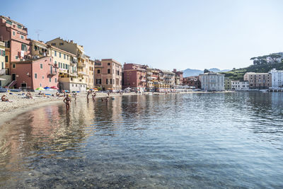 Buildings at waterfront