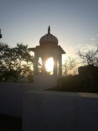 Low angle view of historical building