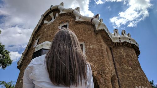 Low angle view of a temple