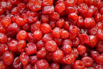 Full frame shot of strawberries