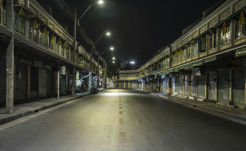 Closed shop in bangkok's china town area