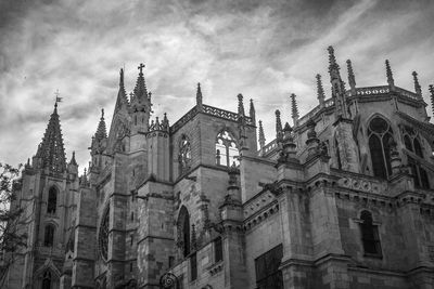 Low angle view of cathedral against sky