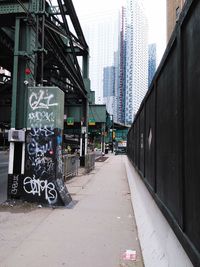 Street amidst buildings in city