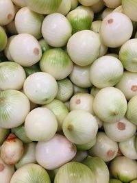 Full frame shot of fruits for sale in market