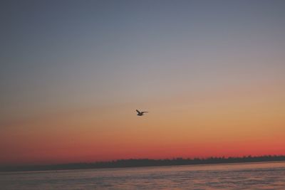 Scenic view of sky during sunset