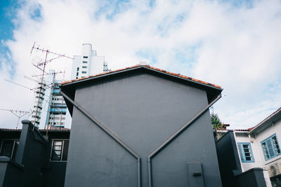 Low angle view of building against sky