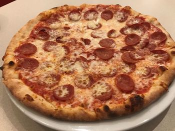 Close-up of pizza